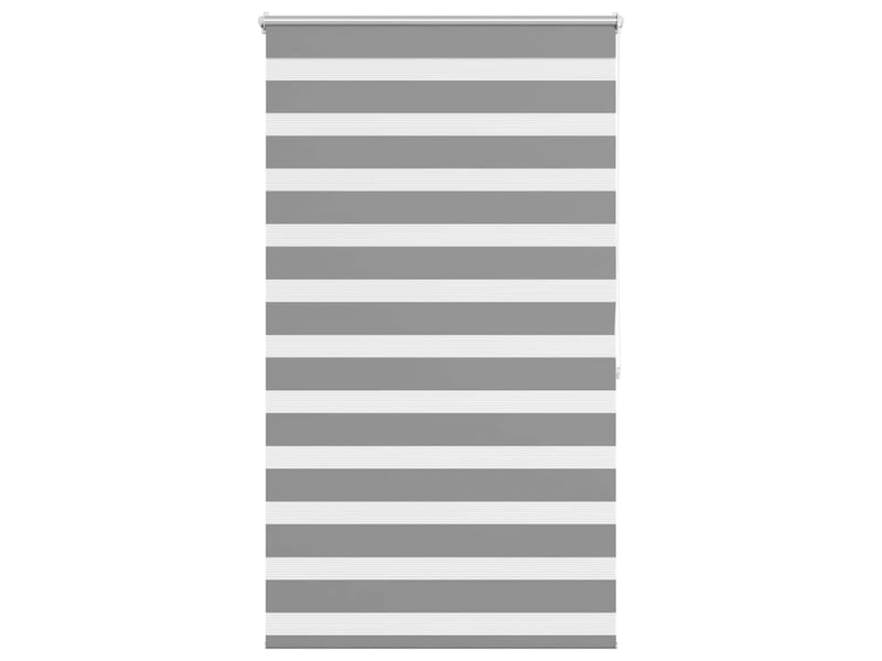 Store vénitien zebra, store de fenêtre 80,9 x 175 cm, largeur du tissu 76,7 cm, gris cf48213 - Conforama A