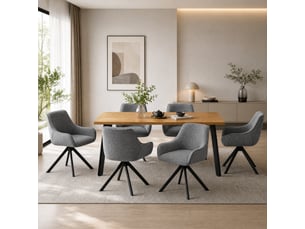 Ensemble table rectangulaire 6 chaise(s) <strong>GOEURVANT</strong> <strong></strong>