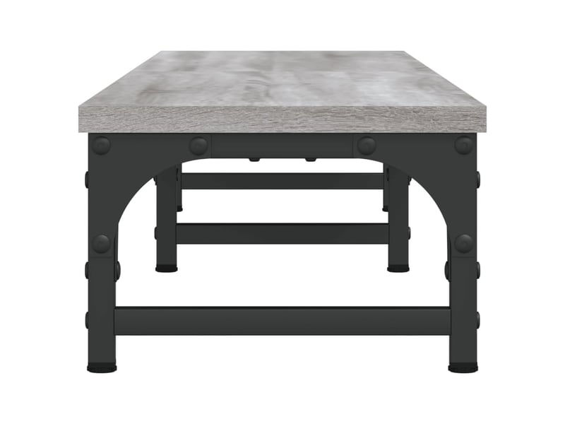  Support de moniteur table meuble bureau sonoma 105 x 23 x 15,5cm bois d'ingénierie gris 02_0044984  - Conforama C