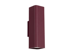 Applique rayo 20 bordeaux aluminium moderne 20x6x8cm