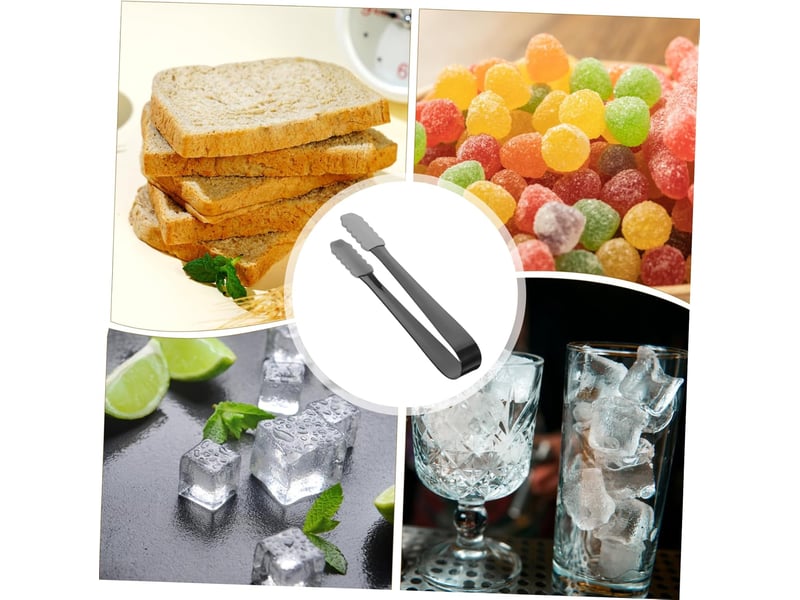  4pièces pinces à sucre acier inoxydable pinces à glaçons mini pour cuisine accessoires de service alimentaire No Commercial reference - Conforama C