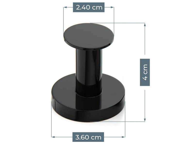  Argent porte manteaux aimantés pour accrocher manteaux et sacs, 4 crochets muraux extrêmement solides, manteaux pour avec aimant en métal, gris  - Conforama D