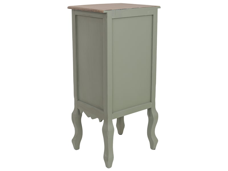  Table de chevet en bois vert 40x34,5x82 cm h  - Conforama D