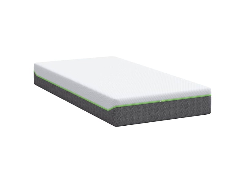 Matelas confort, matelas moyennement doux 80x160 cm blanc et gris - Conforama E