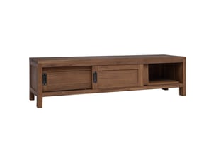 Meuble tv coloris marron 110 cm <strong></strong>  <strong></strong>