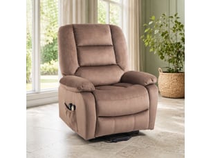 Fauteuil relax électrique  MEULVA Polyester marron