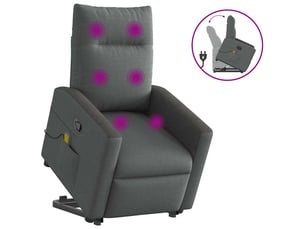 Fauteuil fixe <strong></strong> Tissu gris