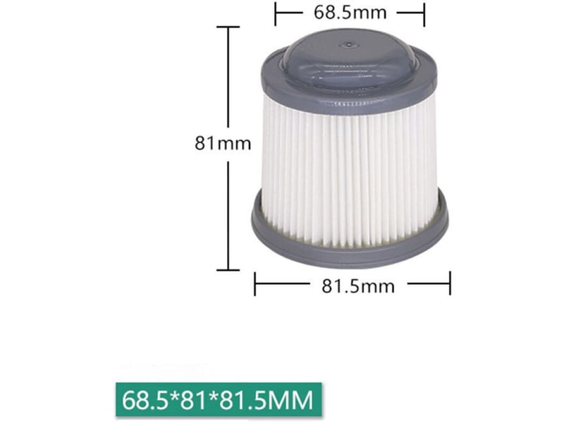 Accessoires pour aspirateur-paquet de 2 filtres de remplacement pour aspirateur black &amp; decker pv1210 v1020l pd11420l  - Conforama B