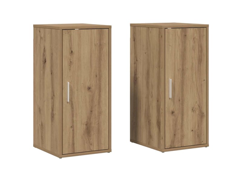  Armoires à chaussures 2 pcs, meuble à chaussures chêne artisanal bois d'ingénierie shl3185  - Conforama A
