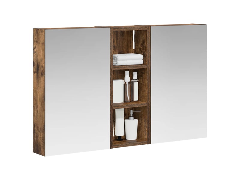  Ensemble de meubles de salle de bain 3 pcs 80x10.5x50 cm shl868  - Conforama C