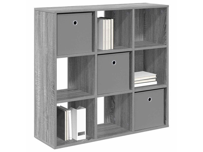  Buffet - bahut - meuble de rangement gris sonoma 88,5 x 29 x 84,5 cm  - Conforama C