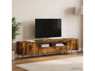 Meuble tv coloris marron 49 cm <strong></strong> <strong></strong>