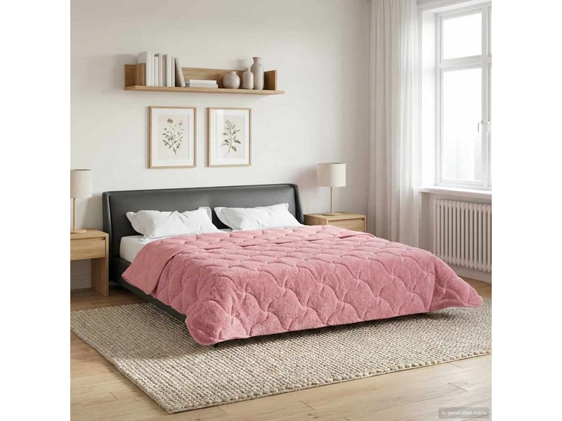  Duvet d'hiver - couette 240 x 260 cm hiver - couette rose respirant  - Conforama B