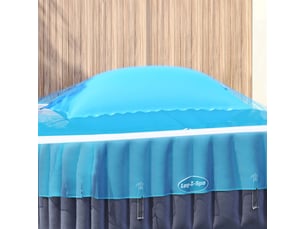 Coussin de piscine d'hiver bleu 380 x 180 x 140 cm pvc cf55511