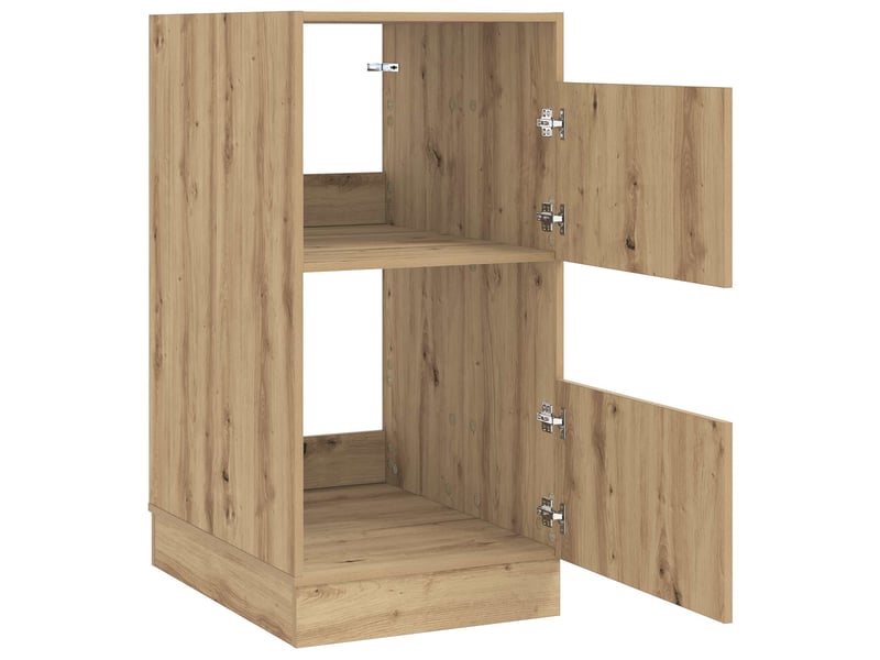  Armoire à laver avec stockage chêne artisanal 50x68x102 cm  - Conforama E