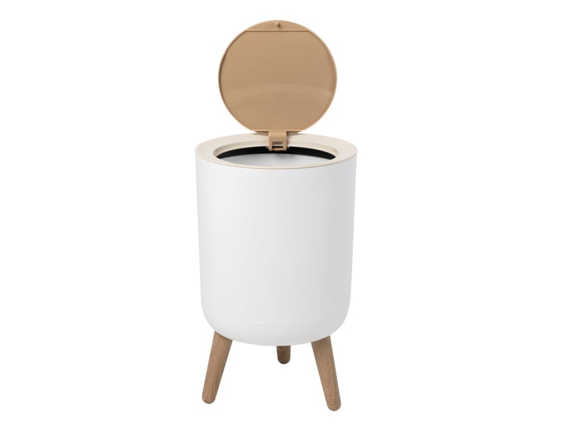 3 poubelle de salle de bain push malmo 7l - Conforama E