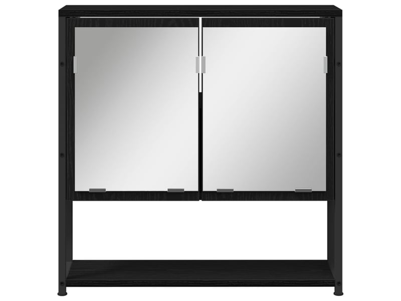 Ensemble de mobilier de salle de bain 4 pc noir cf64532 - Conforama E