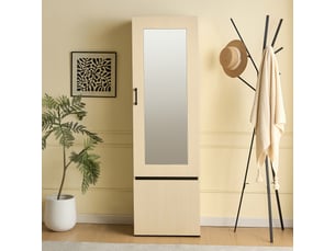 Armoire 4 porte(s) battante 0 tiroir(s) <strong>MERAX</strong> <strong>armoire naturel</strong> coloris naturel largeur 54 cm
