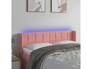 Tete de lit A poser largeur 147 cm   rose