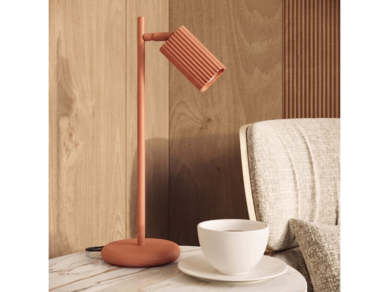 Applique riff ocre rouge gx53 aluminium moderne 6x10x12cm SL.3059 - Conforama D