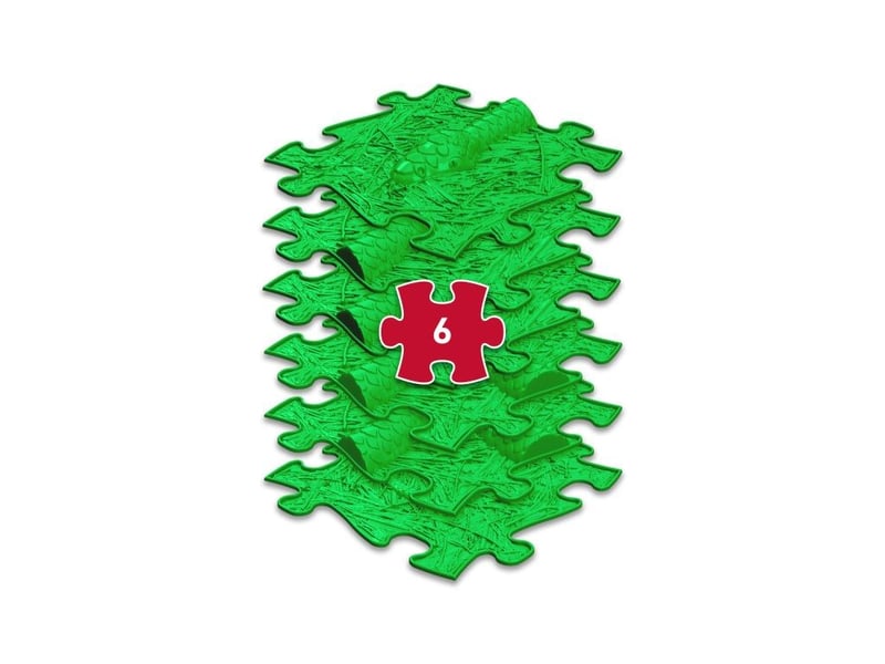  Tapis sensoriel muffik parcours serpent - 6 pièces, vert MFK-050-4 - Conforama C