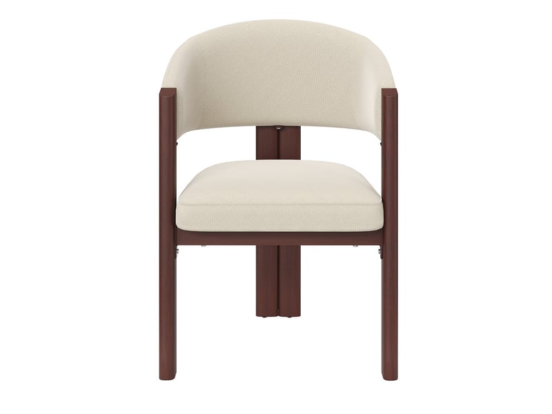  Ensemble table et chaises, table 140-180cm rangement caché, plateau extensible, brun + 6 chaises ergonomiques  - Conforama E