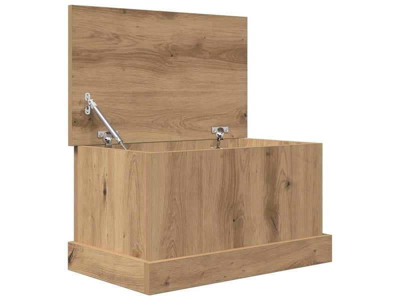  Boîtes de rangement chêne artisanal 30x50x28 cm bois ingénierie  - Conforama E
