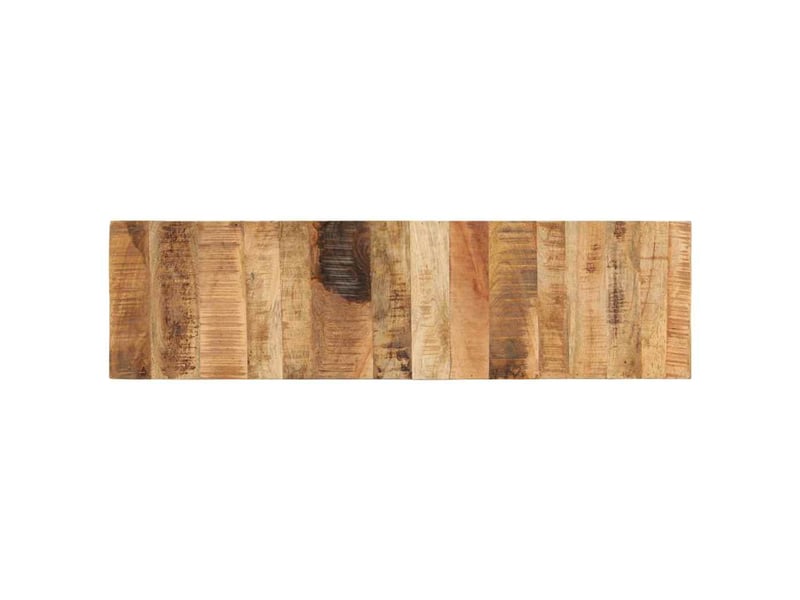  Meuble tv - banc tv - meuble de rangement 110x30x40 cm bois massif de manguier  - Conforama C