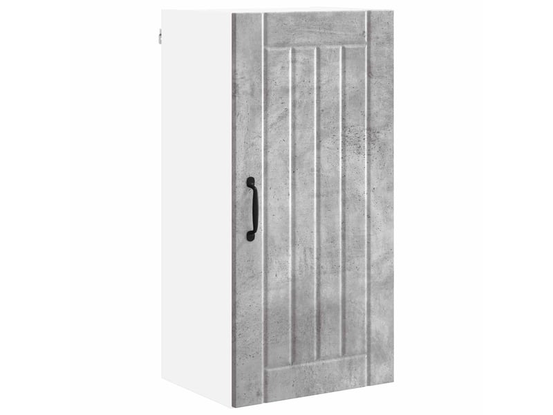 Armoire de cuisine gris béton 40x31x80cm bois d'ingénierie shl6510 - Conforama A