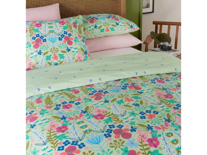  Parure de lit 240x260 cm percale de coton playfull - kate merritt PD25545 - Conforama B