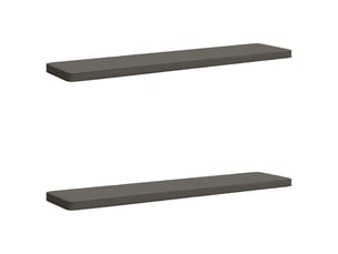Lot de 2 coussins de banc, coussins d'assise vught 100 % polyester gris cf57988