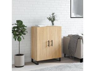 Buffet - bahut - meuble de rangement chêne sonoma 69,5x34x90 cm bois d'ingénierie