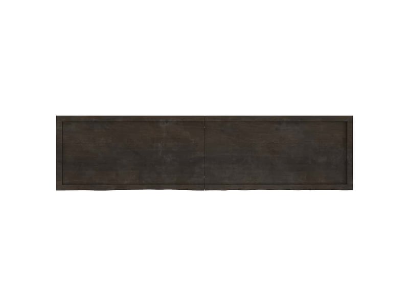  Comptoir de salle de bain, plan de travail marron foncé bois massif traité cf65881  - Conforama C