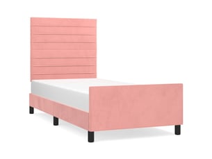Lit simple 100x200 cm    coloris rose