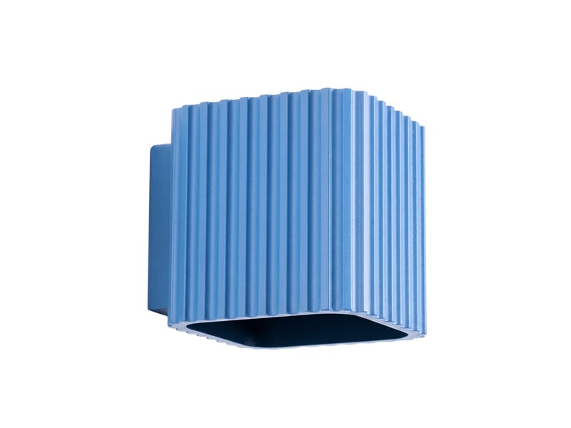  Applique riff azur g9 aluminium moderne 10x10x12cm SL.3105 - Conforama A