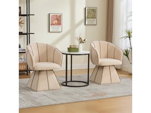 Fauteuil fixe  <strong></strong> Tissu marron