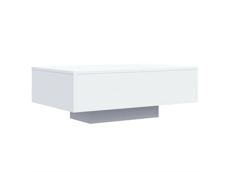  Table basse | table d'appoint salon avec lumières led blanc 85x55x31 cm  - Conforama C
