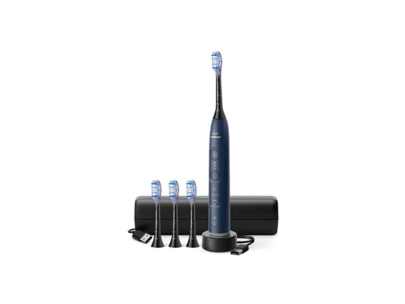  Brosse a dents ultrasonique adulte series 7100 hx742308 bleue avec 4 modes et capteur de pression PHI8720689044042 - Conforama B