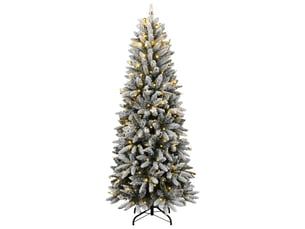 Sapin de noël - arbre de noël artificiel blanc chaud