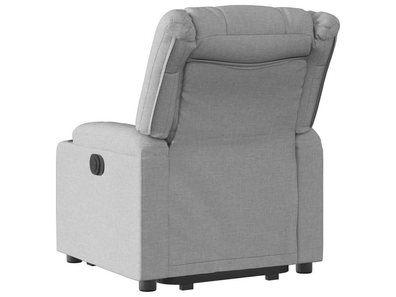  Fauteuil inclinable, fauteuil salon gris clair tissu shl13504  - Conforama E