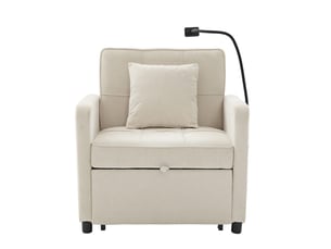Fauteuil convertible W3056S00047 PANGIVO Tissu beige