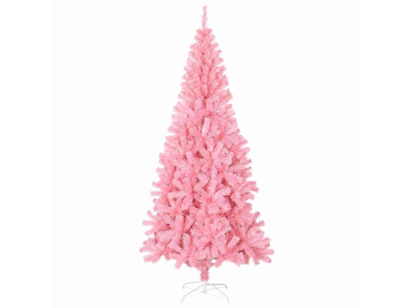  Sapin de noël, arbre de noël rose 180 cm pvc shl1679  - Conforama E