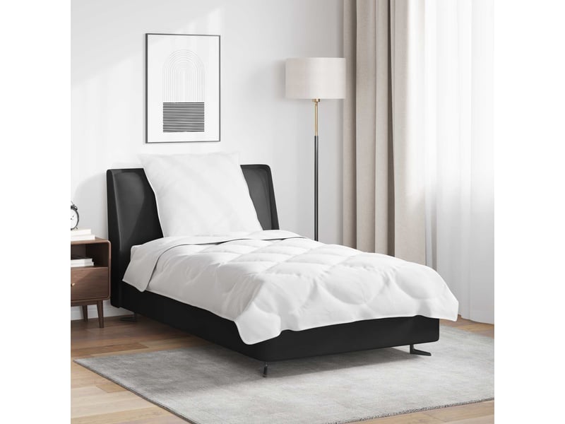 Ensemble de duvet avec oreiller 2 pièces - couette blanc microfibre - Conforama B