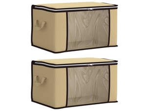 Boîte de rangement avec fenêtre latérale transparente 2 pcs shl46079
