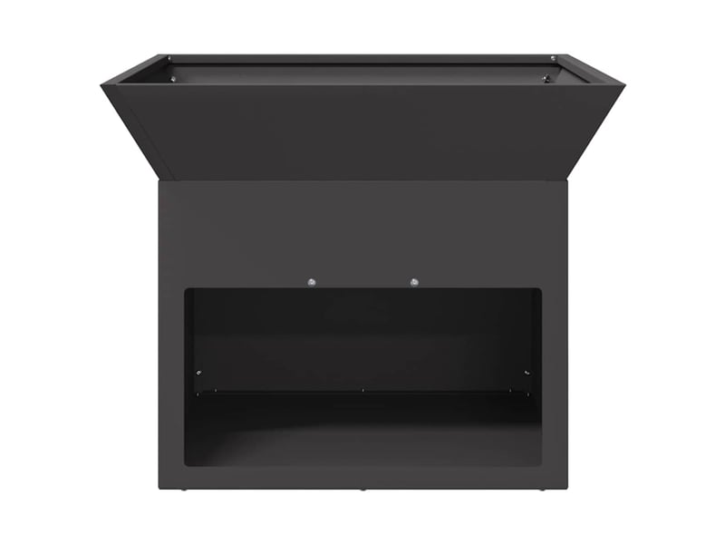  Brasero exterieur, foyer de cheminée noir 50x50x40 cm acier shl13018  - Conforama E