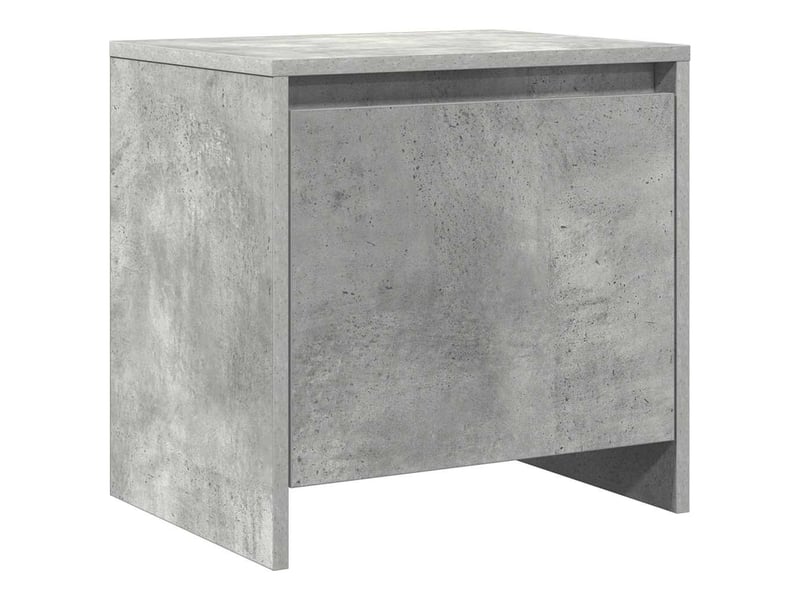  Lot de 2 tables de chevet - cabinet de chevet - table de nuit gris béton 45x34x44,5cm bois d’ingénierie  - Conforama D