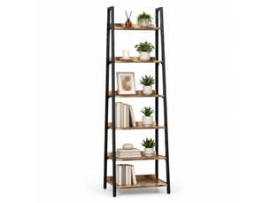 Bibliotheque coloris  bicolore 5 étagère(s) DESVIAE  - 36 cm x 170 cm