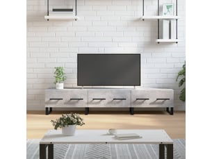 Meuble tv coloris gris 150 cm <strong></strong>  <strong></strong>