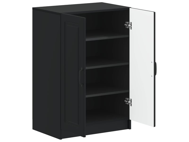  Meuble à chaussures, cabinet à chaussures utrecht 59,5x39,5x87 cm noir  - Conforama C