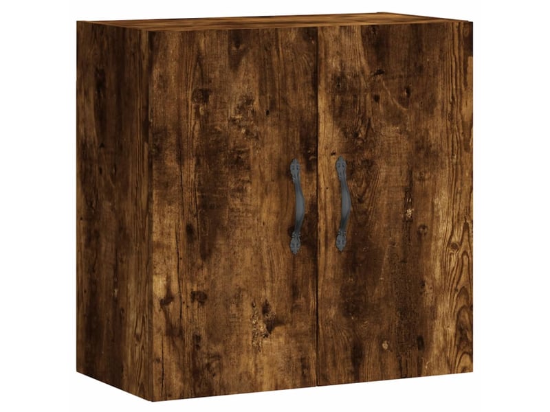  Armoire murale salon, meuble de rangement chêne fumé 60x31x60 cm bois d'ingénierie shl8160  - Conforama A